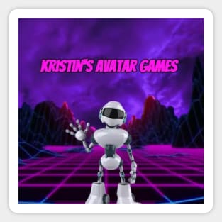 Kristin's Avatar Games Logo! Sticker
